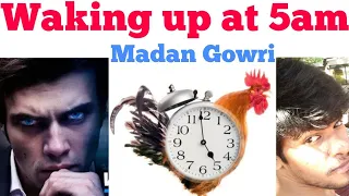 7 Steps to wake up at 5 AM | Tamil | Madan Gowri | MG | How to wake up Early