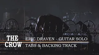 The Crow - Eric Draven (Guitar solo cover, free tabs and backingtrack)