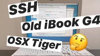 How to SSH Connect Old iBook G4 OSX Tiger with  Termius app. Соединение через Терминал