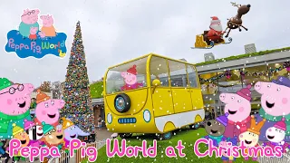 Peppa Pig World at Christmas Walkthrough Includes Every Ride (Dec 2022) [4K]