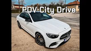 2022 Mercedes-Benz E Class E220d - POV City Drive (with commentary)