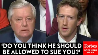 MUST WATCH: Lindsey Graham Mercilessly Interrogates Mark Zuckerberg And Other Social Media Execs