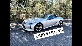 2018 Lexus LC500 POV Drive LOUD V8!