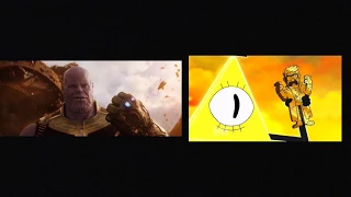 Avengers: Infinity War Trailer 1 (Disney XD Parody) Side by Side Comparison