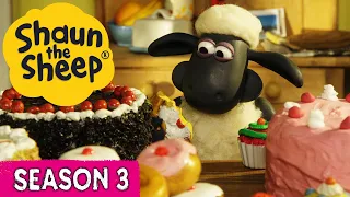 Shaun the Sheep 🐑 Season 3 Full Episodes (6-10) 🍰 Cake, Balloons, Mayhem + MORE | Cartoons for Kids