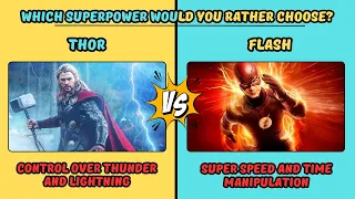 Marvel vs DC: Would You Rather Have a Superpower? Choose Your Side! 🦸‍♂️💥