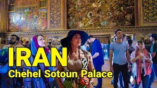 IRAN - Chehel Sotoun Palace, 400-year-old architectural masterpiece in Isfahan, Iran Vlog ایران