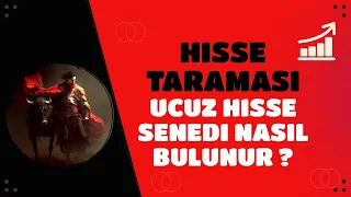 Hisse Taraması | Ucuz Hisse Senedi Nasıl Bulunur? | #tradingview #bist100