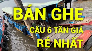 (Đã bán)Bán ghe 6 tấn máy3 yamaha thuỷ ngan2m giấy chính chủ |giá 47 triệu 0923,5555,97Tâm| Tâm vlog