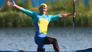 Yuri Cheban Of Ukraine Wins Gold In 200-Meter C-1 At Olympic Canoe Sprint Regatta