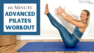 10 Minute Advanced Pilates Mat Workout!