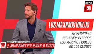 ¿Quiénes son los máximos ídolos de cada club? ¡Imperdible debate en #ESPNF90!