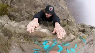 KID FALLS OFF CLIFF | GOPRO