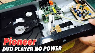 How to repair Pioneer DVD player no power