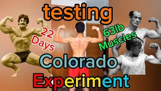 I Tried The Famous Colorado Experiment| 63LB in 22 Days