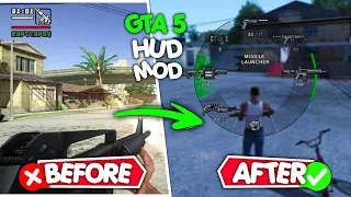 🔥GTA V Hud Mod For GTA San Andreas ✅ | How To Turn GTA San Andreas Into GTA 5 With This Single Mod 😱
