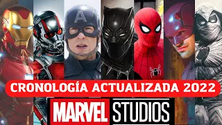 CRONOLOGÍA COMPLETA MARVEL STUDIOS 2022 (Cronología de todas las películas y series actualizada)