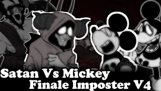 FNF | Satan Vs Mickey - Finale Imposter V4 | Wednesday's Infidelity [PART 2] | Mods/Cover/Gameplay |