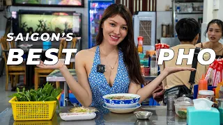 The BEST PHO in Saigon food tour - Phở Hữu District 10