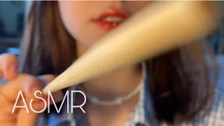 asmr mouth sounds + face massage ~🌙~