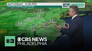 Cloudy Friday, another wet weekend possible in Philadelphia