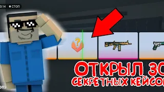 ОТКРЫЛ 30 СЕКРЕТНЫХ КЕЙСОВ В ИГРЕ БЛОК СТРАЙК😱 | Block Strike