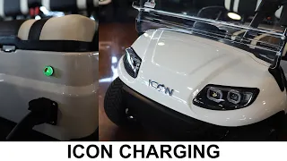 Charging an Icon Golf Cart | Dean Team Golf Carts