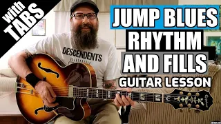Jump Blues Rhythm and Fills - Guitar Lesson w/tabs