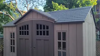 Lifetime 10 ft. × 8 ft. Outdoor Storage Shed. Timelapse