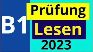 G.A.S.T - B1 Prüfung - Lesen Übungssatz - G.A.S.T DTZ 2023 TEST