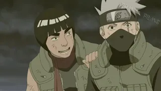 Guy sensei and Kakashi sensei versus the seven ninja Swordsmen