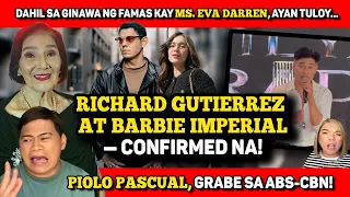 RICHARD GUTIERREZ AT BARBIE IMPERIAL, FINALLY! 🔴 MS. EVA DARREN, INAPI NG FAMAS, PERO LOOK! 🔴 #PIOLO