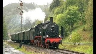 Dampflok 38 1182 im Schwarzatal "Der Raanzer" 06.09.1998