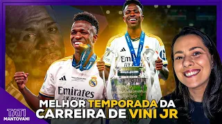 VINI JR FAZ MELHOR TEMPORADA DA CARREIRA E PARTE COMO FAVORITO PARA BOLA DE OURO 2024