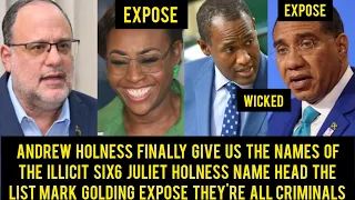 OMG Juliet Holness Can't Hide The Andrew &The Illicit 6 Anymore They're Going To Prison Mark Golding