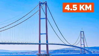 Turkey is Building the World's Longest Road Suspension Bridge