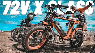 72V Ariel Rider X Class: POWERFUL 55 MPH First Ride & Impressions!