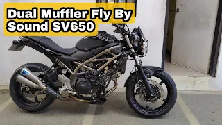 Suzuki SV650 Dual Muffler Sound Check|Flyby|Rev Bomb Termignoni|Akrapovic|SC Project|Arrow|Leo Vince