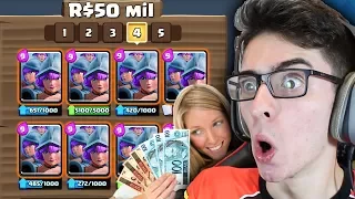 INCRÍVEL! ESSE DECK IRÁ GANHAR 50 MIL REAIS NO CLASH ROYALE!