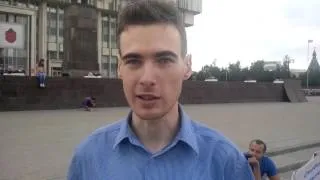 Дмитрий Чигинский о том почему вышел на площадь Ленина в поддержку Алексея Навального