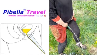 Stand to pee in the garden with Pibella