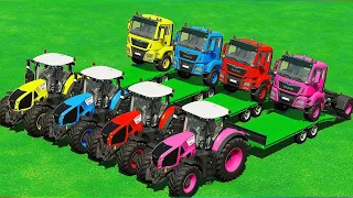 TRANSPORTING MAN TRUCKS WITH CLAAS TRACTORS - Farming Simulator 22