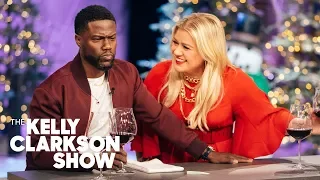 Kevin Hart And Kelly Can't Stop Laughing During This Wine-Tasting Demo