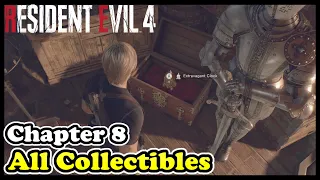 RE4 Remake Chapter 8 All Collectibles (Treasures - Castellans - Weapons)