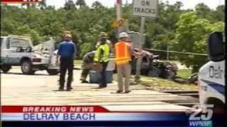 Car Crashes Into Moving Train; Driver Killed