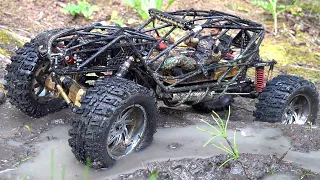INSANE "CASH" BUGGY  WORKS OUT & GETS DiRT-MUDDY!  GOLD & BLACK BOUNCER on the TRAIL | RC ADVENTURES