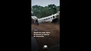 Queda de avião deixa 14 mortos no interior do Amazonas