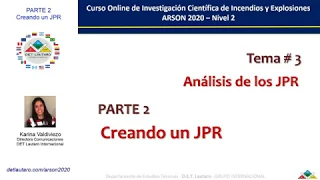 TEMA # 03 ANÁLISIS DE JPR - PARTE 2 “Creando un JPR”