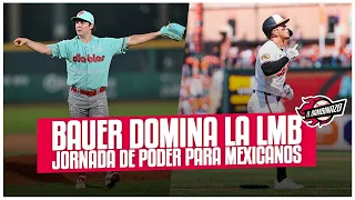 TREVOR BAUER DOMINA LA LMB; JORNADA JONRONERA DE MEXICANOS EN MLB🔥