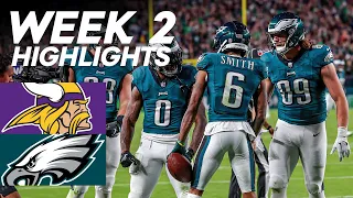 Vikings vs. Eagles | 2023 Week 2 Highlights